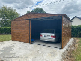 Garáž 6x6 farba zlatý dub