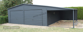 Garáž 7x6 farba grafit 