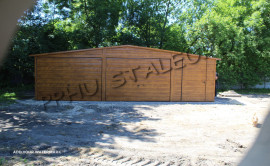 Garáž 8x6 zlatý dub