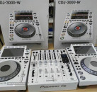 new Pioneer CDJ-3000-w (2) and DJM-900NXS2-W limited White