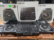 Nové 2x Pioneer CDJ 3000 Multi-Player + Pioneer DJM-V10 DJ mixážní pult