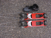 Koliečkové bežky, koliečkové lyže, typ viazania N75