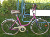 bicykel Liberta 24, na fotke. Nálezový stav.