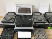 unboxindisplayPioneerDJMV10Pioneercdj3000playersPioneerddjflx4packedupdisplay